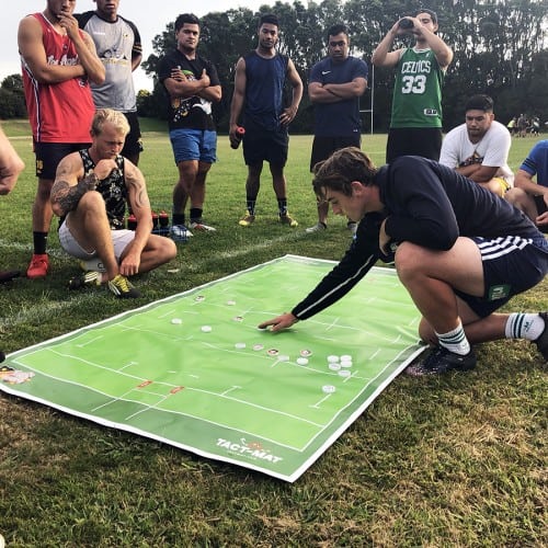 TACT-MAT is a tactical delivery system for visual learners – and a powerful tool for training winning teams.
